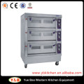 Front Stainless Steel Cake Bakery Ovens For Sale 3 Deck 6 Trays Ovens And Bakery Equipment For CE